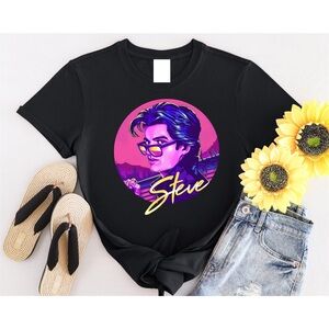 Steve Harrington Joe Keery St4 Retro Art Tshirt